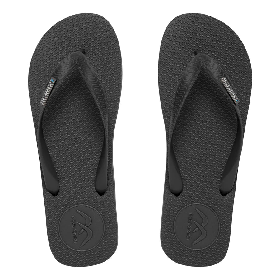 Boomerangz Unisex Regular Black / Teal Flip Flop