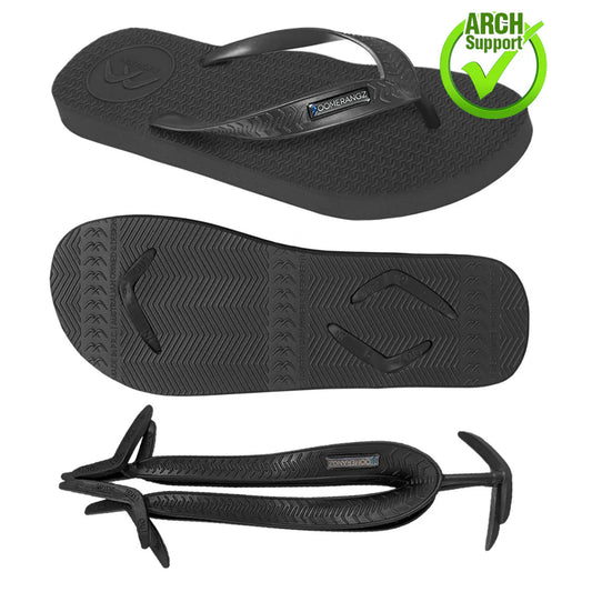 Boomerangz Unisex W Black/Black Flip Flop