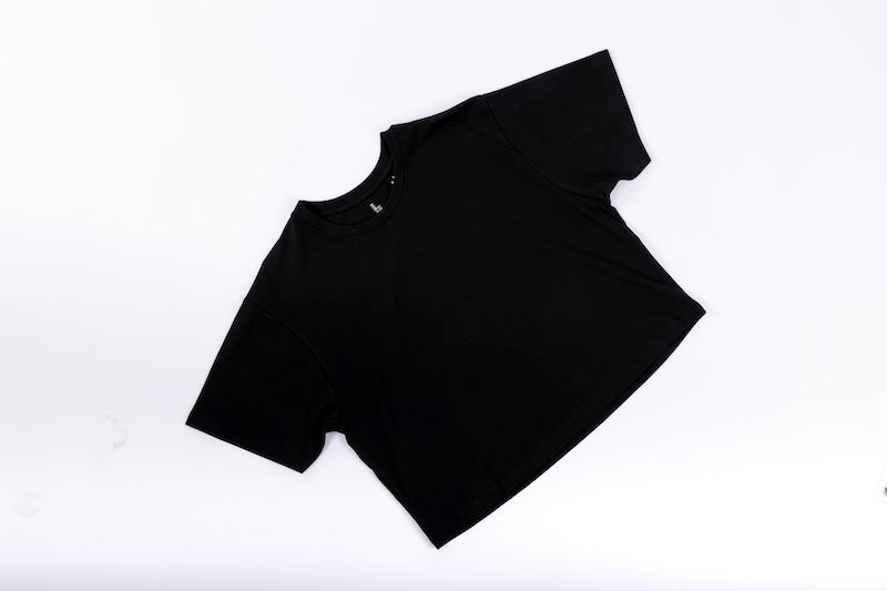 Crop Top Tee - Black