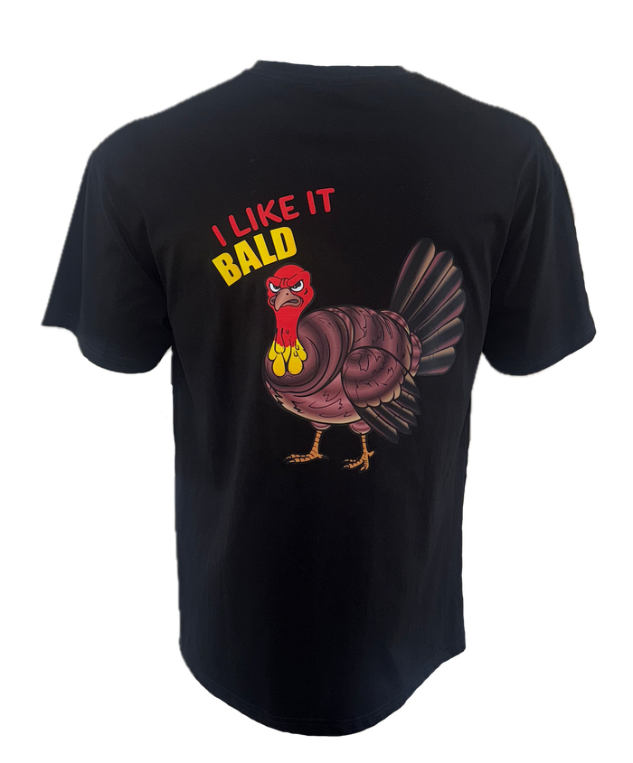 I like Bald - Black Tee