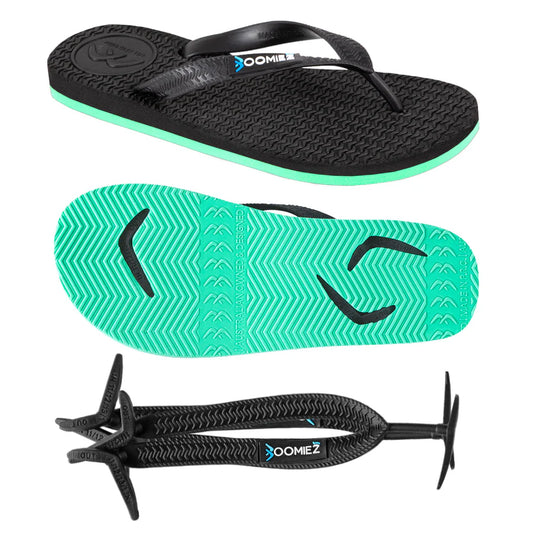 Boomerangz Kids Black / Teal Flip Flop