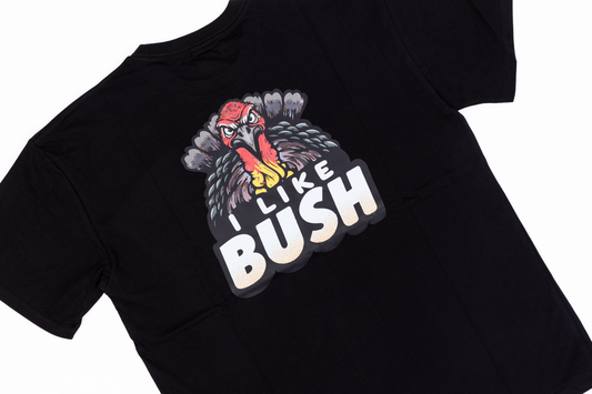 I like Bush - Black Tee